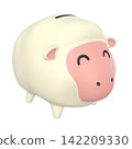 Zodiac illustration material: Year of the Sheep - Sheep piggy bank with a smiling face (1_5) 142209330