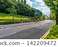 Inokashira-dori Avenue with lush trees near Yoyogi Park in Tokyo Japan 142209472