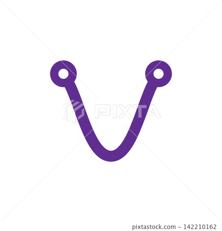 Purple Letter V Tech Network logo Purple Letter V Tech Network logo 142210162
