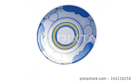 Illustration of an antique plate 142210258