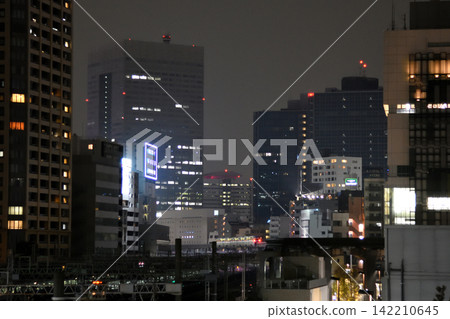 東京單軌列車與東京景觀 東京單軌列車與東京景觀 142210645
