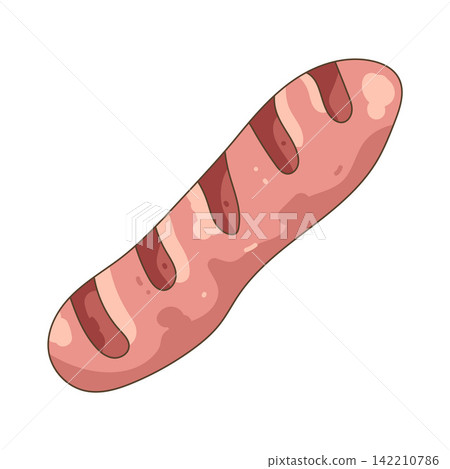Illustration of sausage Illustration of sausage 142210786