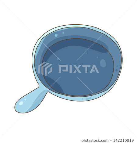 Illustration of frying pan Illustration of frying pan 142210819