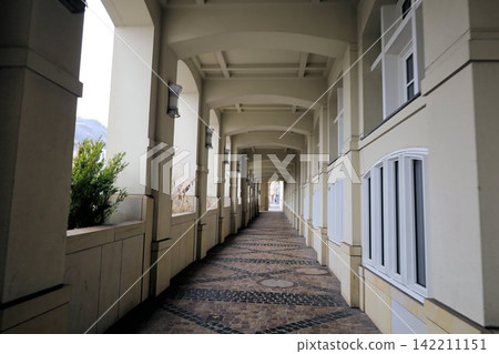 Corridor near Constitution Square and the Palace of Justice [Luxembourg] 142211151
