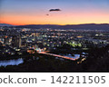 Night view of the townscape of Uji 142211505