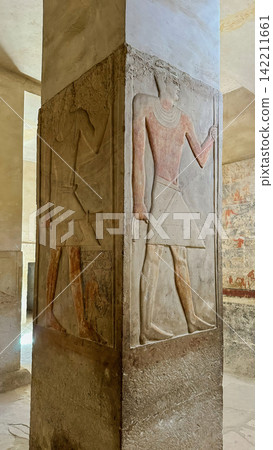 The Mereruka Mastaba, one of the tombs of noblemen from the Old Kingdom in the Saqqara Necropolis, Egypt. The Mereruka Mastaba, one of the tombs of noblemen from the Old Kingdom in the Saqqara Necropolis, Egypt. 142211661