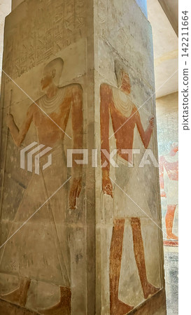 The Mereruka Mastaba, one of the tombs of noblemen from the Old Kingdom in the Saqqara Necropolis, Egypt. The Mereruka Mastaba, one of the tombs of noblemen from the Old Kingdom in the Saqqara Necropolis, Egypt. 142211664
