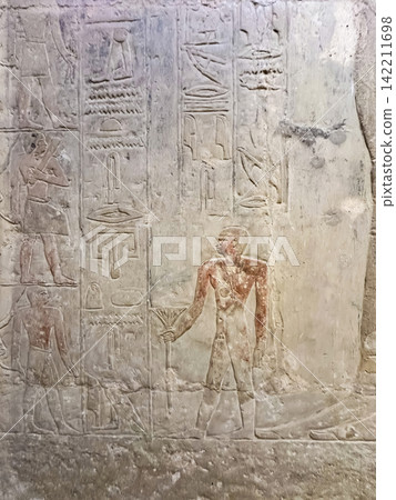 The Mereruka Mastaba, one of the tombs of noblemen from the Old Kingdom in the Saqqara Necropolis, Egypt. The Mereruka Mastaba, one of the tombs of noblemen from the Old Kingdom in the Saqqara Necropolis, Egypt. 142211698