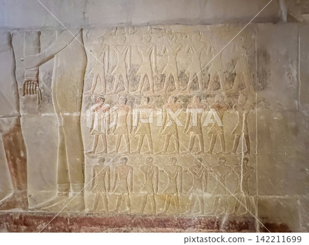 The Mereruka Mastaba, one of the tombs of noblemen from the Old Kingdom in the Saqqara Necropolis, Egypt. The Mereruka Mastaba, one of the tombs of noblemen from the Old Kingdom in the Saqqara Necropolis, Egypt. 142211699