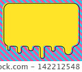 Retro pop color background material with copy space 142212548