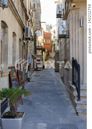 Alleys in the old city of Baku, Azerbaijan Alleys in the old city of Baku, Azerbaijan 142212759