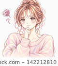 Thinking woman 142212810