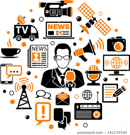Media and News Concept Media and News Concept 142214540