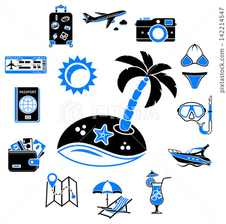 Vacation Time and Tourism Concept Vacation Time and Tourism Concept 142214547