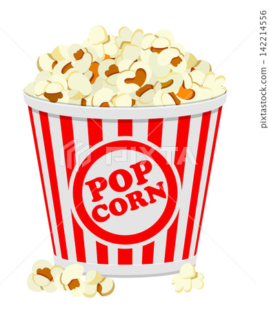 paper bag full of popcorn paper bag full of popcorn 142214556