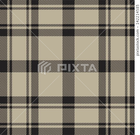 Neutral Colour Plaid, checkered, tartan seamless pattern suitable for fashion textiles and graphics Neutral Colour Plaid, checkered, tartan seamless pattern suitable for fashion textiles and graphics 142214585