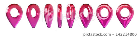 pin, icon, pointer 142214800