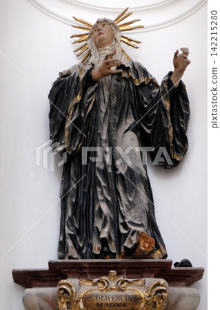 Saint Geltrude, Altar in Collegiate church in Salzburg 142215280