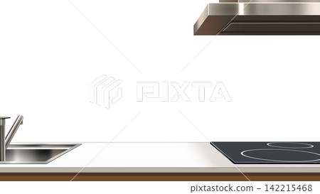 Sink and induction cooktop Sink and induction cooktop 142215468