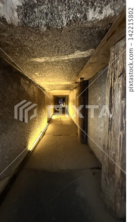 The Pyramid of Teti, a smooth pyramid located in the ancient complex at Saqqara, Egypt. The Pyramid of Teti, a smooth pyramid located in the ancient complex at Saqqara, Egypt. 142215802