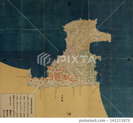 江戶時代地圖,1838 年(天保 9 年):天保國地圖,阿波國(今千葉縣南部) 江戶時代地圖,1838 年(天保 9 年):天保國地圖,阿波國(今千葉縣南部) 142215878