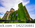 The first-class grandstand at the former Negishi Racecourse in Yokohama City. In summer, it is covered with green ivy. 142216881