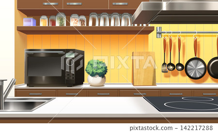 A kitchen 142217288
