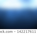 Abstract blurred dark blue background with bright top light beam 142217611