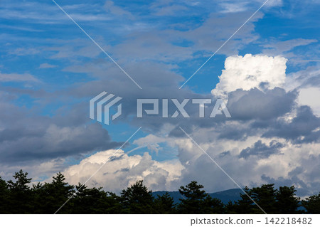 Summer sky and clouds Summer sky and clouds 142218482
