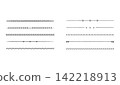 Minimal Horizontal Line Vector Divider Set 142218913