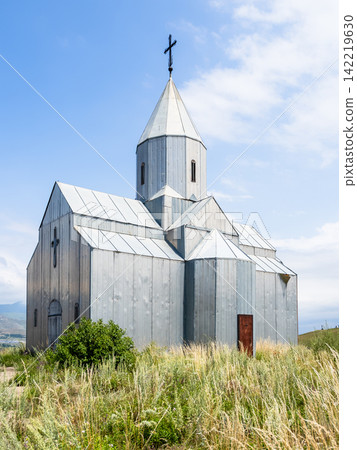 building of tin church in Spitak town, Armenia building of tin church in Spitak town, Armenia 142219630