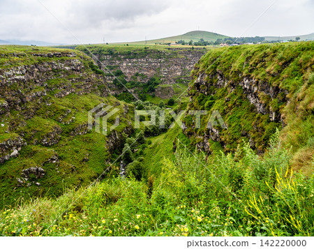 view of Urut river gorge from Lori Berd fortress view of Urut river gorge from Lori Berd fortress 142220000