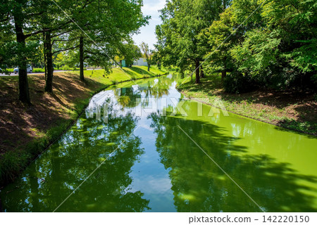 【水邊風光】木曾三千公園水上世界水鄉公園中心(岐阜市、海津市) 【水邊風光】木曾三千公園水上世界水鄉公園中心(岐阜市、海津市) 142220150