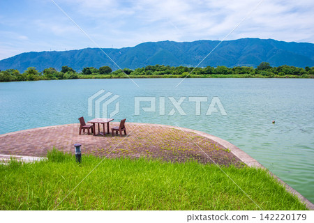 【湖畔風光】木曾三千公園水上世界水鄉公園中心(岐阜市、海津市) 【湖畔風光】木曾三千公園水上世界水鄉公園中心(岐阜市、海津市) 142220179