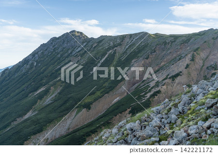 北阿爾卑斯山、水正山、岩小乘越嶺附近 北阿爾卑斯山、水正山、岩小乘越嶺附近 142221172