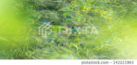 Image materials depicting the fresh greenery of a forest, a clear stream, and summer colors reflected on the water's surface. Image materials depicting the fresh greenery of a forest, a clear stream, and summer colors reflected on the water's surface. 142221963