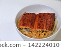 Eel on a white background 142224010
