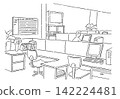 Office (line drawing) 142224481