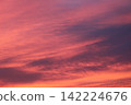 Summer twilight, the sky dyed crimson. 142224676