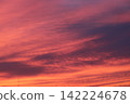 Summer twilight, the sky dyed crimson. 142224678