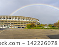 Tokyo, Japan - Nov 21,2024 : The Japan National Stadium formerly known as New National Stadium in Tokyo, Japan on Nov 21,2024. 142226078