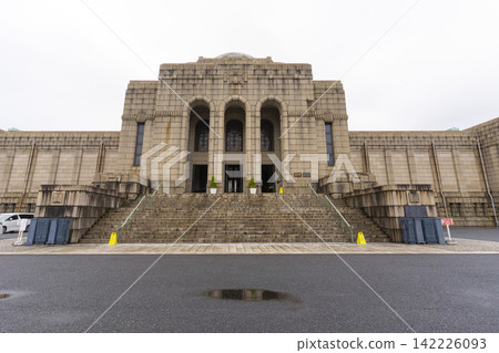 Tokyo, Japan - Nov 21,2024 : The Meiji Memorial Picture Gallery at Jingu Outer Garden in Tokyo, Japan on Nov 21,2024. Tokyo, Japan - Nov 21,2024 : The Meiji Memorial Picture Gallery at Jingu Outer Garden in Tokyo, Japan on Nov 21,2024. 142226093