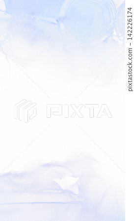 Pale blue watercolor smoke background illustration Pale blue watercolor smoke background illustration 142226174