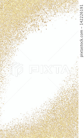 Gold diagonal glitter particle background illustration Gold diagonal glitter particle background illustration 142226191