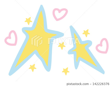 Hand drawn stars and hearts for decoration, icon, social media post, postcard, cute patches, shirt print, brooch, tattoo, fashion, shirt print, sticker, spring, summer vibe, sky and clouds, plush toy Hand drawn stars and hearts for decoration, icon, social media post, postcard, cute patches, shirt print, brooch, tattoo, fashion, shirt print, sticker, spring, summer vibe, sky and clouds, plush toy 142226376