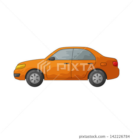 Illustration of sedan Illustration of sedan 142226784