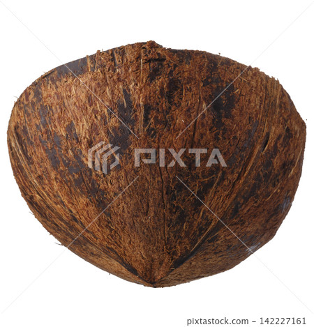 Half Coconut Fruits isolated on a white background Half Coconut Fruits isolated on a white background 142227161
