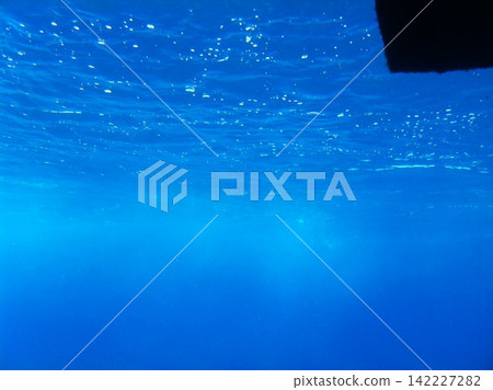 The sea seen from underwater The sea seen from underwater 142227282