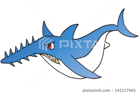 Hand-drawn animal illustration ☆ Sawshark Hand-drawn animal illustration ☆ Sawshark 142227985