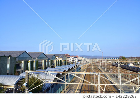 JR東日本常磐線原野町站一景(2023年冬日清晨) JR東日本常磐線原野町站一景(2023年冬日清晨) 142229262